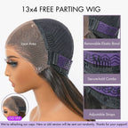 Perruque Cheveux Humains Ondulés | Tulle Frontal HD 13x4 | Sans Colle Pré-Découpé | Densité 180% | Lumma