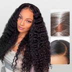 Perruque Cheveux Humains Ondulés | Tulle Frontal HD 13x4 | Sans Colle Pré-Découpé | Densité 180% | Lumma