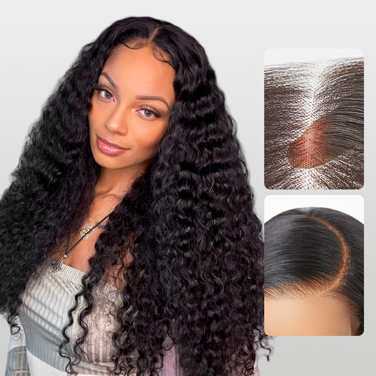 Perruque Cheveux Humains Ondulés | Tulle Frontal HD 13x4 | Sans Colle Pré-Découpé | Densité 180% | Lumma