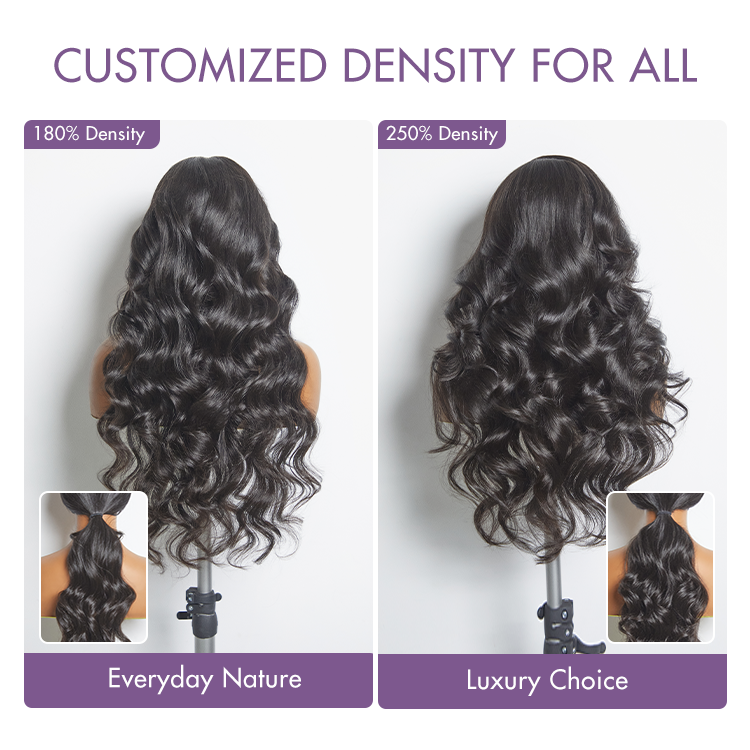 Perruque Cheveux Humains Loose Body Wave | Fermeture en Dentelle HD 7x6 | Sans Colle | Densité 180% | Lumma