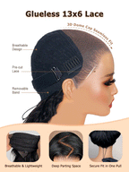 Lumma - Deep Wave Human Hair Wig | Glueless 13x6 Lace | Wear & Go