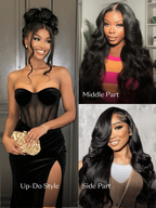 Body Wave Human Hair Wig | 13x4 HD Lace | Glueless Pull & Go | Invisi Drawstring - Lumma