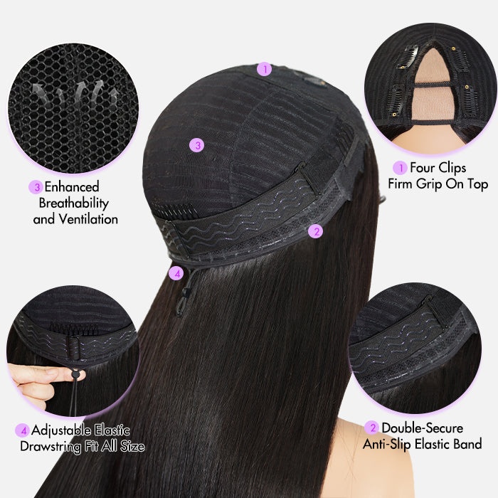 Yaki Body Butterfly Cut Human Hair Wig | Layered V Part | Natural Blend - Lumma