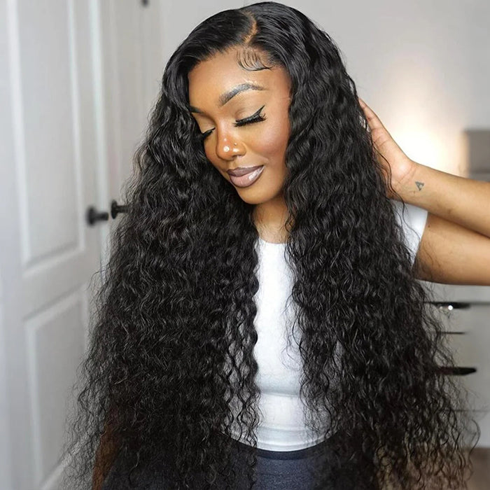 Water Wave Human Hair Wig | HD Lace Front 13x4 or 13x6 | Glueless | 250% Density - Lumma Hair