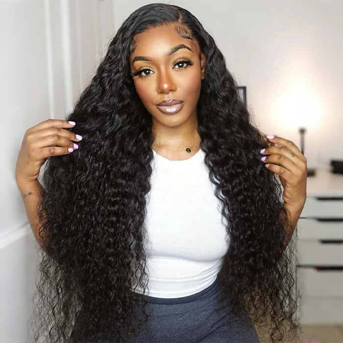 Water Wave Human Hair Wig | HD Lace Front 13x4 or 13x6 | Glueless | 250% Density - Lumma Hair
